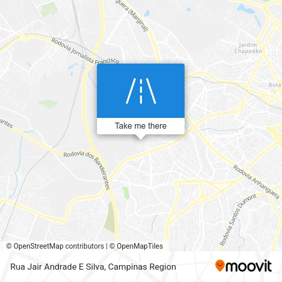 Rua Jair Andrade E Silva map