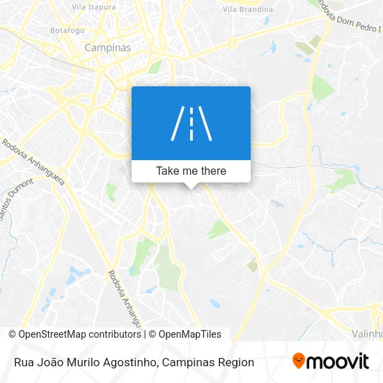 Rua João Murilo Agostinho map