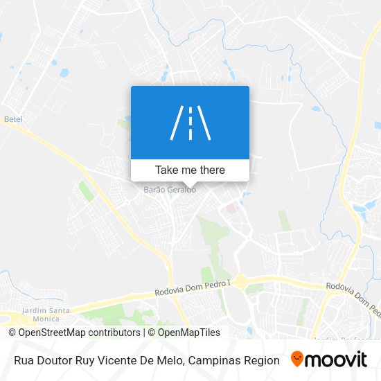 Rua Doutor Ruy Vicente De Melo map