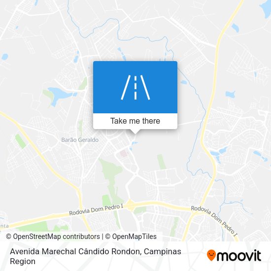 Avenida Marechal Cândido Rondon map