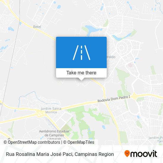Rua Rosalina Maria José Paci map