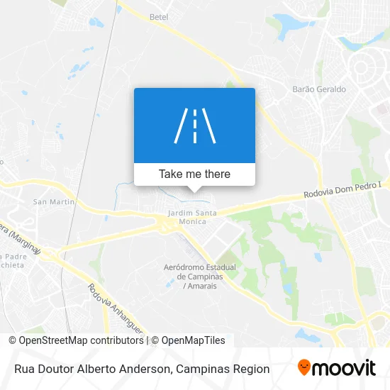 Rua Doutor Alberto Anderson map