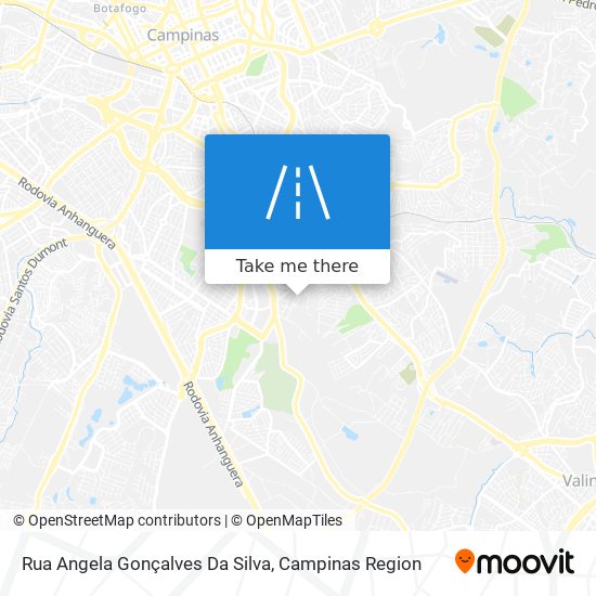 Mapa Rua Angela Gonçalves Da Silva