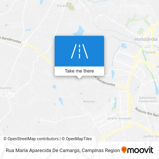 Rua Maria Aparecida De Camargo map