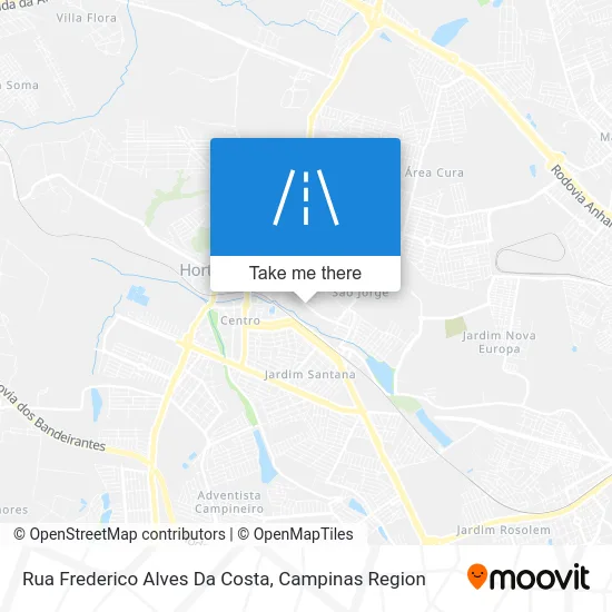 Rua Frederico Alves Da Costa map