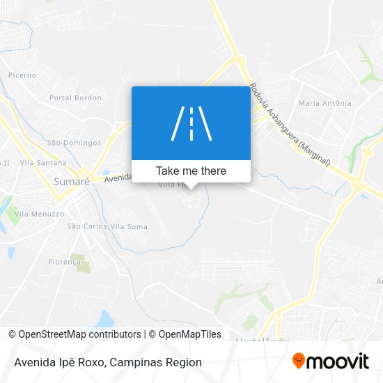 Avenida Ipê Roxo map