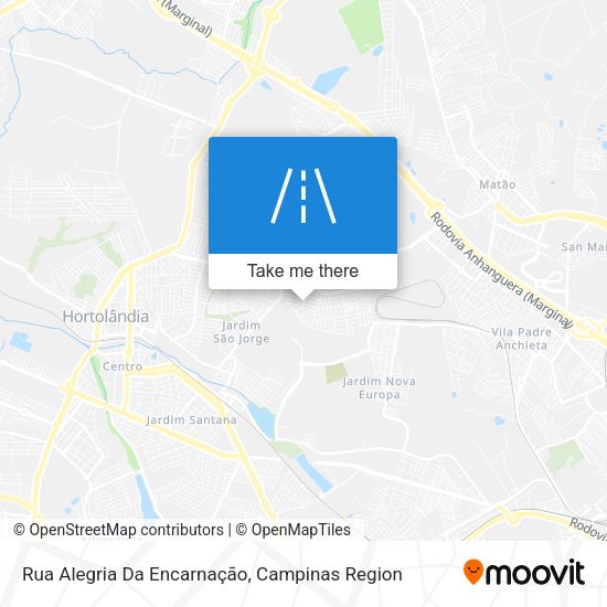 Rua Alegria Da Encarnação map