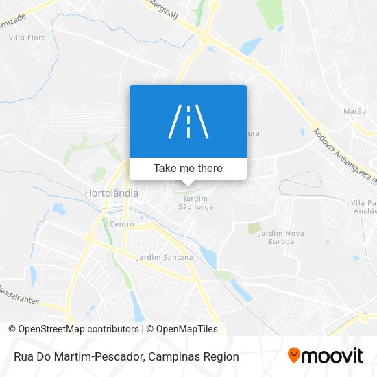 Rua Do Martim-Pescador map