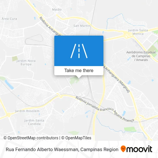 Rua Fernando Alberto Waessman map