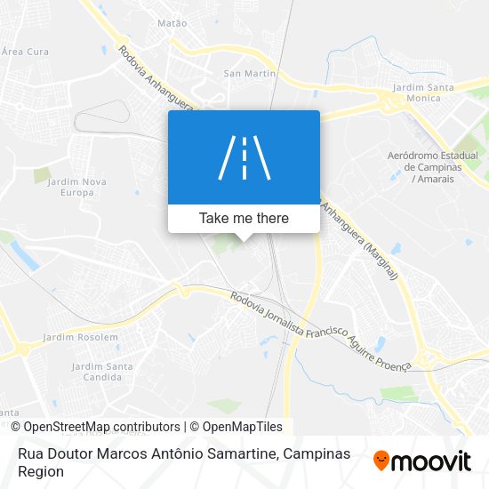 Rua Doutor Marcos Antônio Samartine map