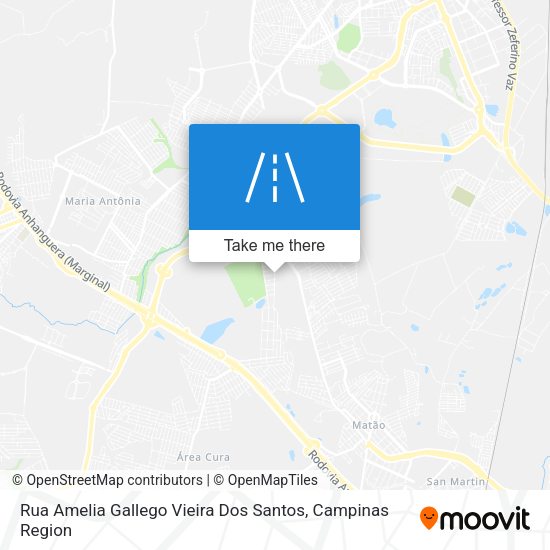Rua Amelia Gallego Vieira Dos Santos map