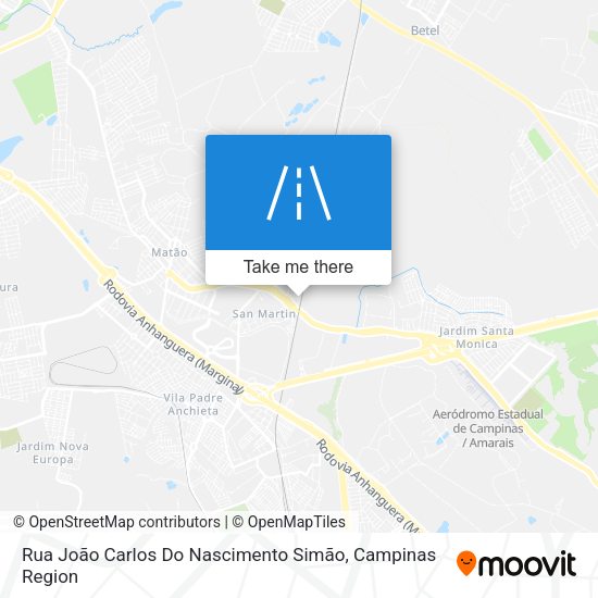 Rua João Carlos Do Nascimento Simão map