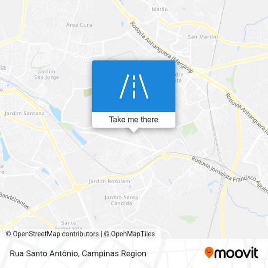Rua Santo Antônio map