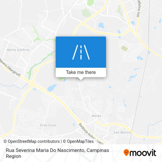 Rua Severina Maria Do Nascimento map