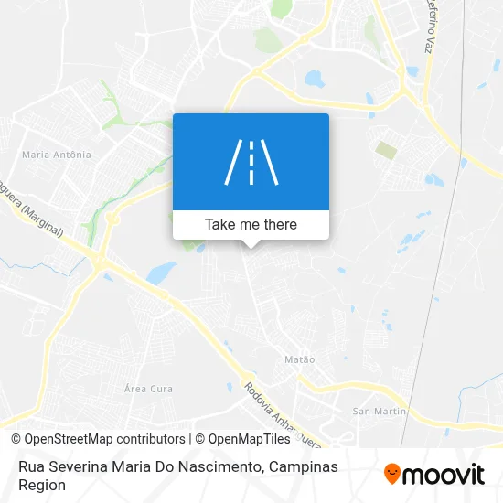 Rua Severina Maria Do Nascimento map