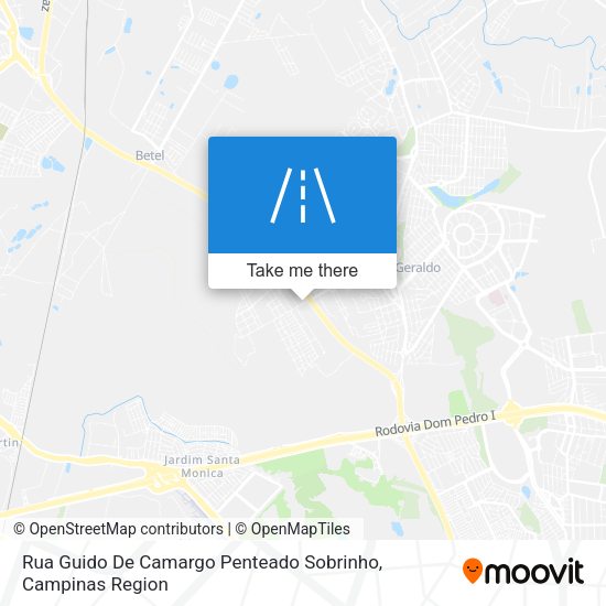 Rua Guido De Camargo Penteado Sobrinho map