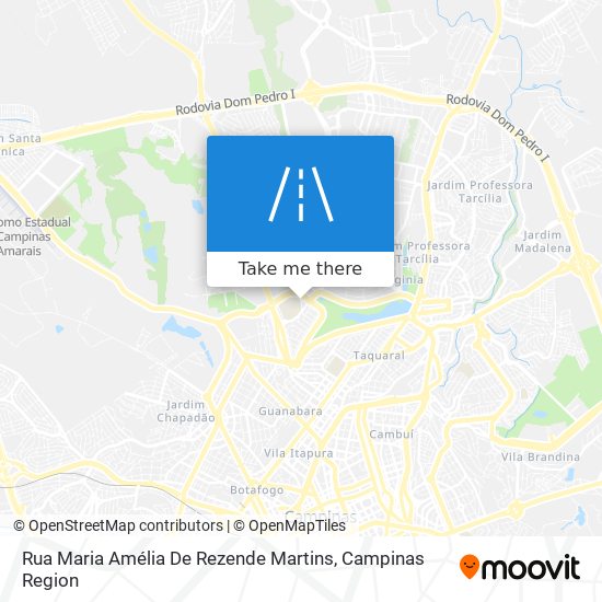 Rua Maria Amélia De Rezende Martins map