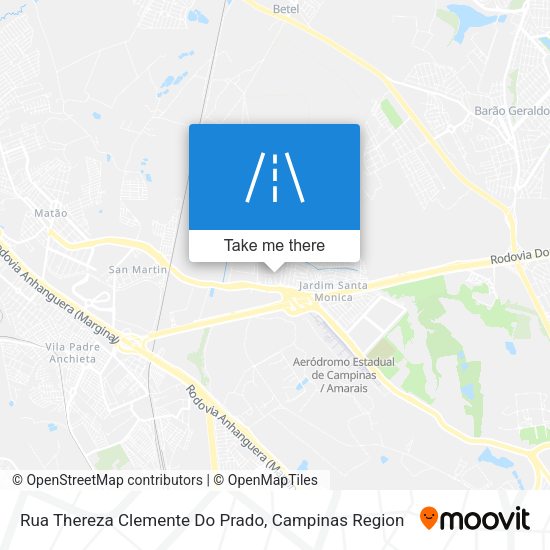 Rua Thereza Clemente Do Prado map