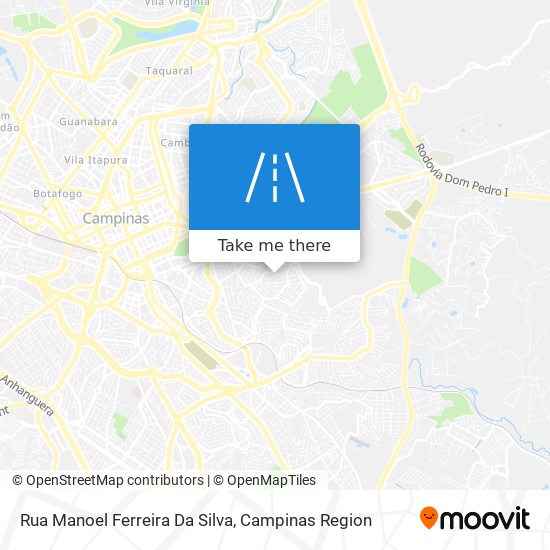 Mapa Rua Manoel Ferreira Da Silva