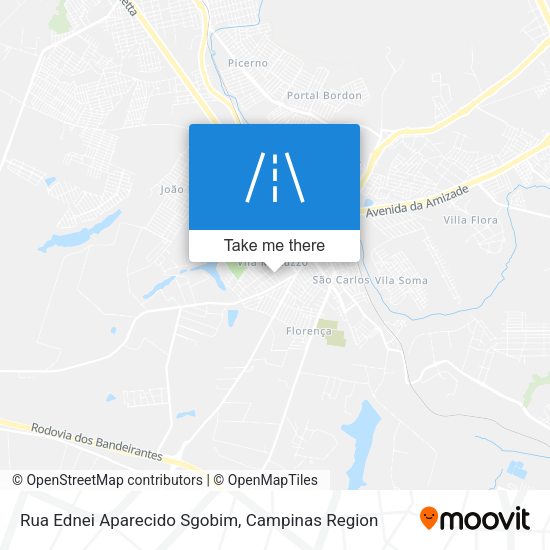 Rua Ednei Aparecido Sgobim map