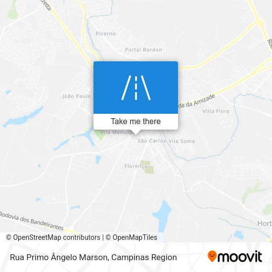 Rua Primo Ângelo Marson map