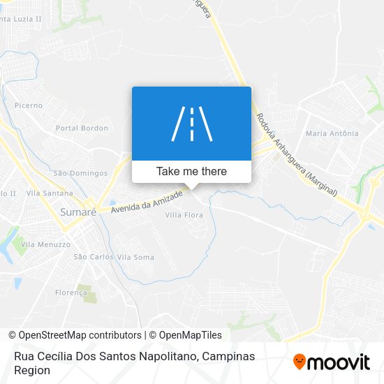 Rua Cecília Dos Santos Napolitano map