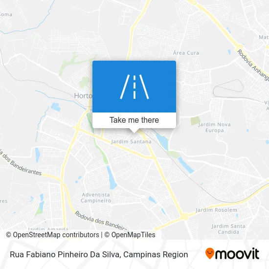 Rua Fabiano Pinheiro Da Silva map