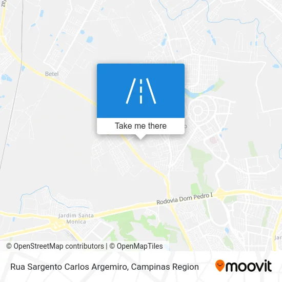 Rua Sargento Carlos Argemiro map