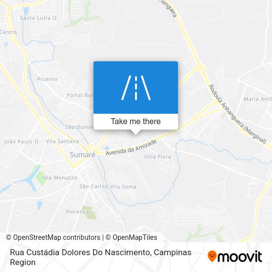 Rua Custádia Dolores Do Nascimento map