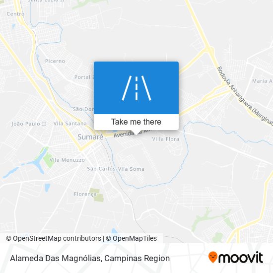 Alameda Das Magnólias map