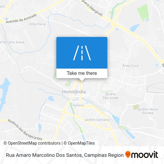 Rua Amaro Marcolino Dos Santos map