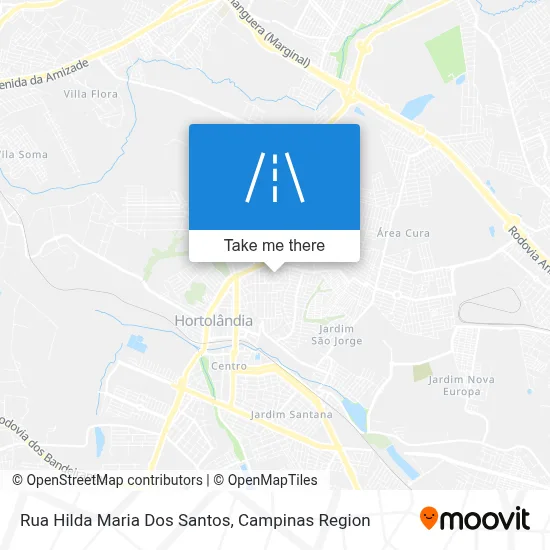 Rua Hilda Maria Dos Santos map