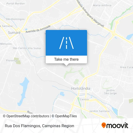 Rua Dos Flamingos map