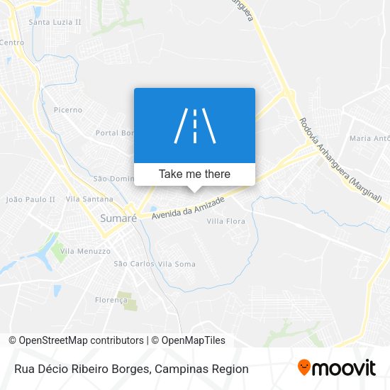 Rua Décio Ribeiro Borges map