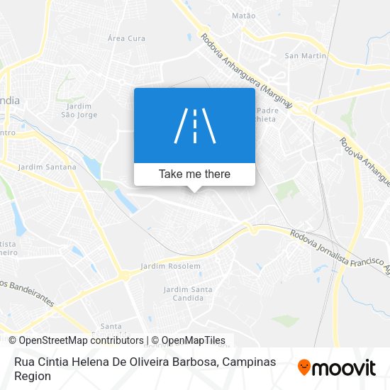 Rua Cintia Helena De Oliveira Barbosa map
