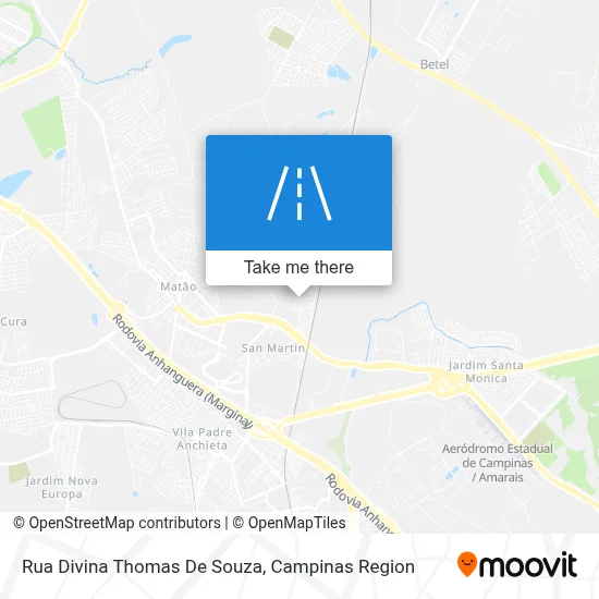 Rua Divina Thomas De Souza map