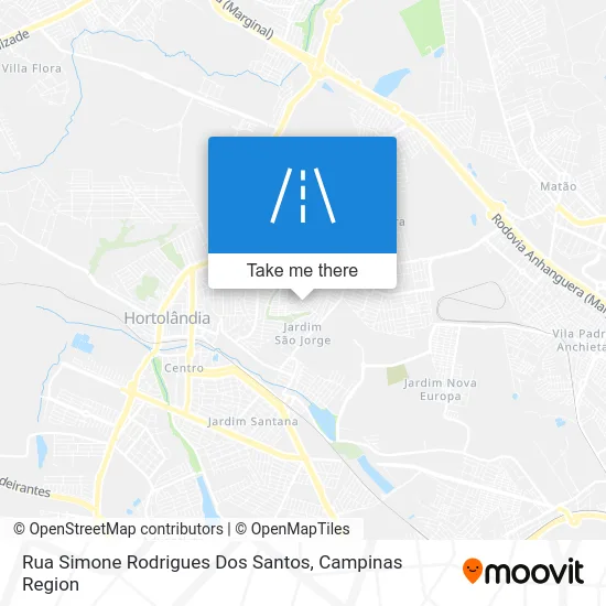 Rua Simone Rodrigues Dos Santos map