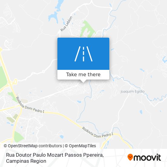 Mapa Rua Doutor Paulo Mozart Passos Ppereira