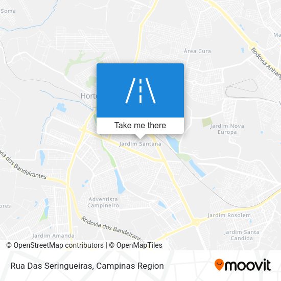 Rua Das Seringueiras map