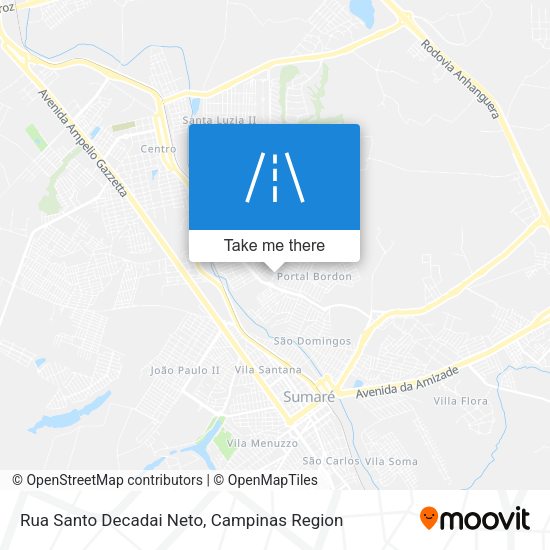 Rua Santo Decadai Neto map