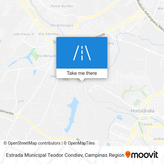 Estrada Municipal Teodor Condiev map
