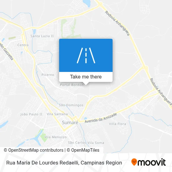 Rua Maria De Lourdes Redaelli map