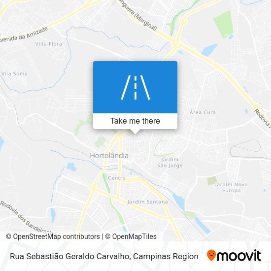Rua Sebastião Geraldo Carvalho map