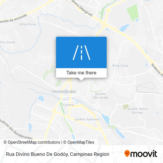 Rua Divino Bueno De Godóy map