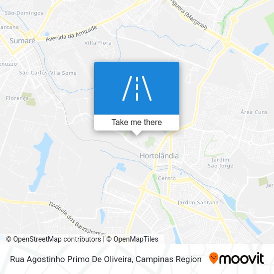 Rua Agostinho Primo De Oliveira map