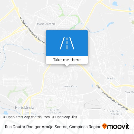 Rua Doutor Rodigar Araújo Santos map