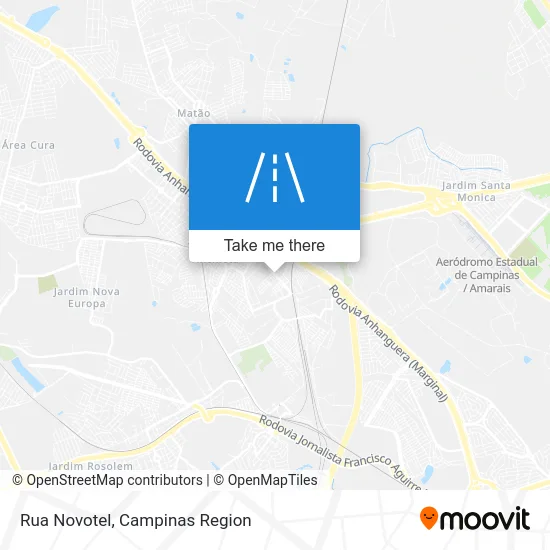Rua Novotel map