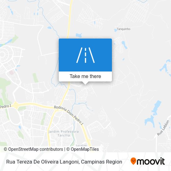 Rua Tereza De Oliveira Langoni map