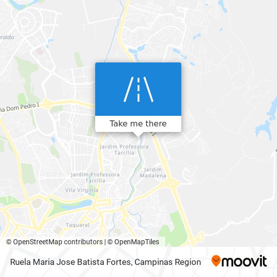 Mapa Ruela Maria Jose Batista Fortes