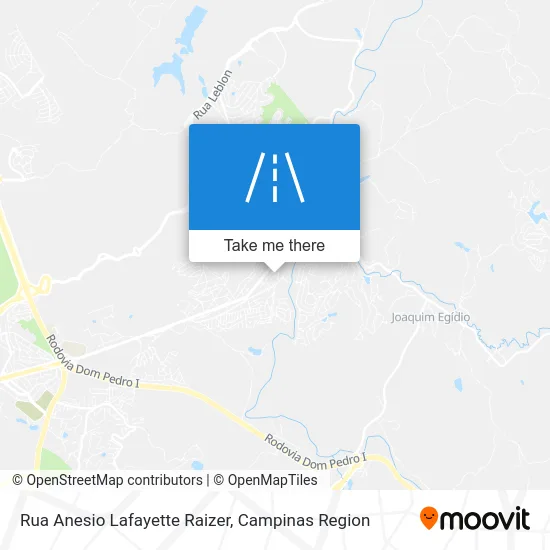 Rua Anesio Lafayette Raizer map